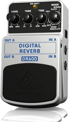 Behringer DR600 DIGITAL REVERB Digital Stereo Reverb Effects Pedal in Kuwait