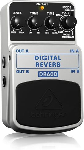 Behringer DR600 DIGITAL REVERB Digital Stereo Reverb Effects Pedal in Kuwait