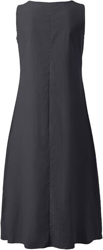 Linen Dresses for Women 2025 Summer Beach Vacation Outfits V Neck Sleeveless Sundresses Flowy Midi Dress with Pocket in Saudi Arabia