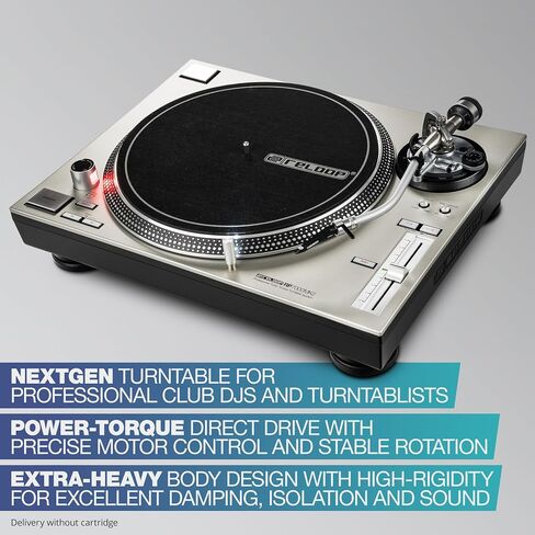 Reloop RP-7000 MK2 Professional Upper Torque Turntable System, Silver in Kuwait