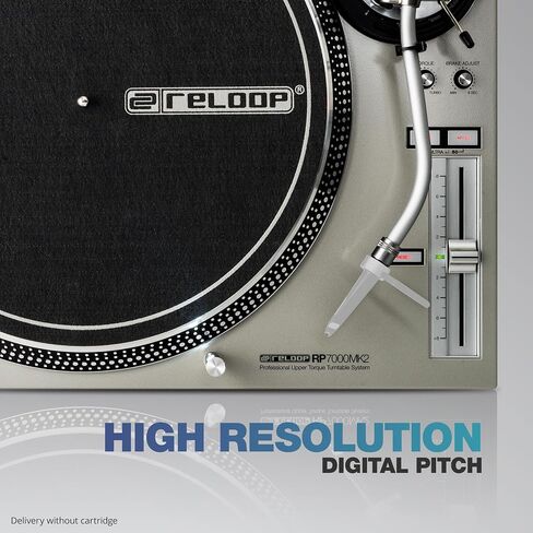 Reloop RP-7000 MK2 Professional Upper Torque Turntable System, Silver in Kuwait