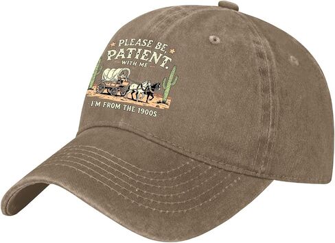 Please Be-Patient with Me I'm from The 1900s Trucker Hat Beach Cap for in Saudi Arabia