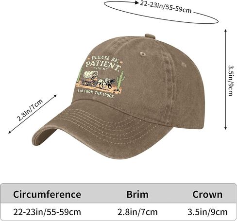 Please Be-Patient with Me I'm from The 1900s Trucker Hat Beach Cap for in Saudi Arabia