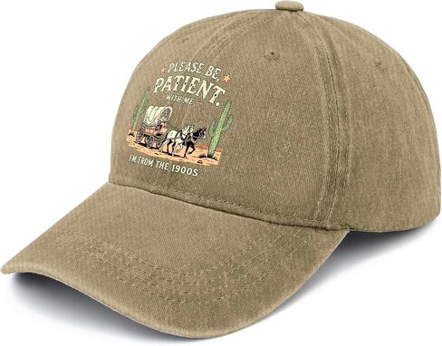 Please Be-Patient with Me I'm from The 1900s Trucker Hat Beach Cap for in Saudi Arabia