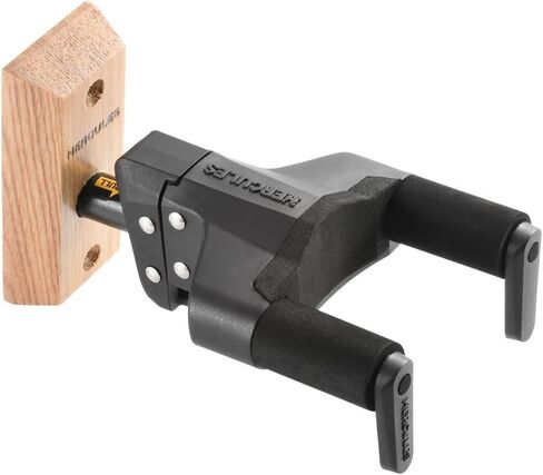 Hercules GSP38WBPLUS Auto Grip System Guitar Hanger,Black in Saudi Arabia
