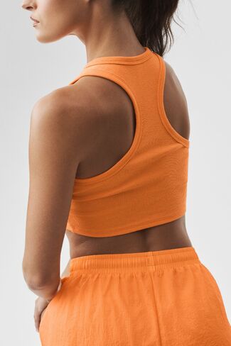 Alo Yoga Aspire Tank - Satsuma Breeze/White in Kuwait