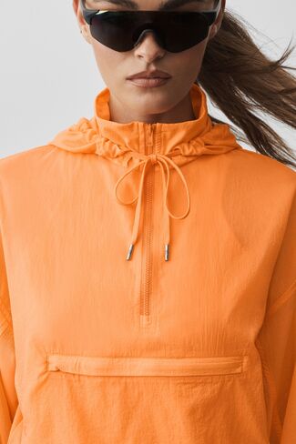 Alo Yoga 1/4 Zip Go Time Pullover - Satsuma Breeze in Kuwait