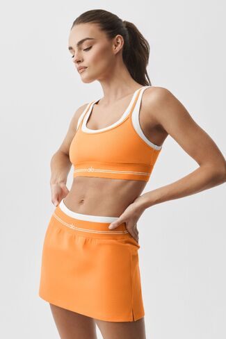 Alo Yoga Airbrush Better Together Bra - Satsuma Breeze/White in Kuwait