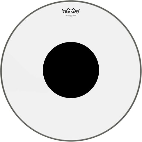 Remo Controlled Sound Clear Drum Head with Black Dot - 10 Inch in Saudi Arabia