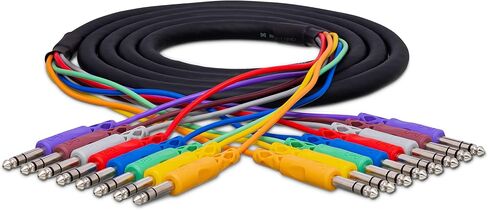Hosa CSS-801 ثعبان متوازن، 1/4 بوصة TRS إلى نفسه، 1 متر in Kuwait