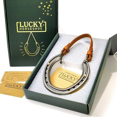 MatchWhiz Lucky Horseshoe Gift Horseshoe ornament for Friends Family Coworkers, Meaningful Gift for Birthday Graduation Housewarming Wedding or Anniversary, Rustic Home Wall Decor in Saudi Arabia