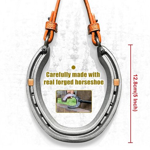 MatchWhiz Lucky Horseshoe Gift Horseshoe ornament for Friends Family Coworkers, Meaningful Gift for Birthday Graduation Housewarming Wedding or Anniversary, Rustic Home Wall Decor in Saudi Arabia