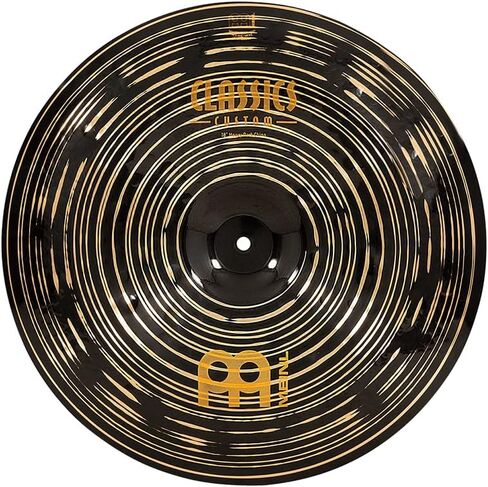 Meinl Classics Custom Dark 18" China cymbal (فيديو) لمجموعة الطبول (45,72 سم) B12 برونز، لمسة نهائية داكنة، صنع في ألمانيا (CC18DACH) in Kuwait