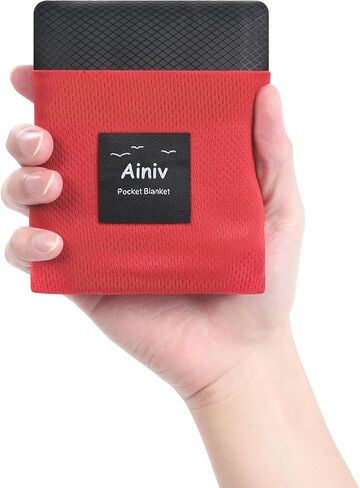 Ainiv Beach Blanket Beach Mat, Sandproof Waterproof Beach Mat, Extra Large 82 * 79 in (5-7 People) Picnic Blanket with 1 Storage Bag, 1 Carabiner & 4 Fixed Nails for Beach, Camping, Hiking, Picnic in Saudi Arabia