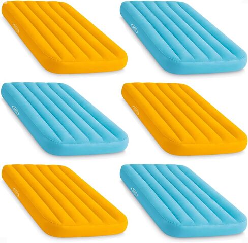 INTEX 66803EP Cozy Kidz Inflatable Airbed: Fiber-Tech – Velvety Soft Surface – Carry Bag Included – Color May Vary – 34.5" x 62" x 7" in Saudi Arabia