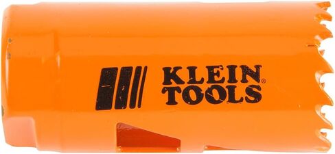 Klein Tools 31928 Bi-Metal Hole Saw, 1-3/4-Inch for Cutting Stainless Steel, Mild Steel, Drywall, Wood and Plastic, with Easy Slug Removal in Saudi Arabia