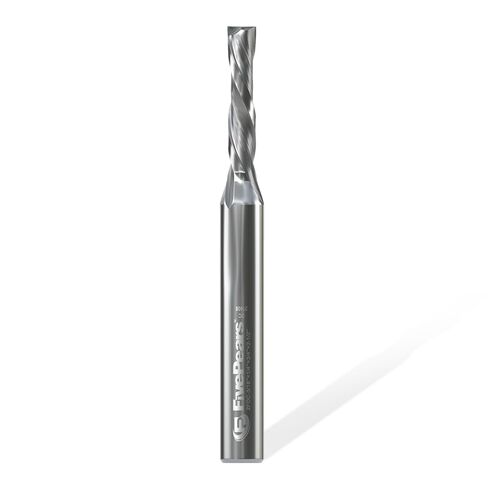 FivePears Down Cut Spiral Router Bit for CNC, 3/16 inch Cutting Diameter and 3/4 inch Cutting Length 1/4 inch Shank Carbide End Mill Router Bit for Wood Carving Engraving Grinding Grooving in Saudi Arabia
