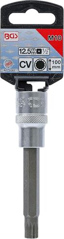 BGS 4362 | Bit Socket | length 100 mm | 12.5 mm (1/2") Drive | Spline (for XZN) | M10 in Saudi Arabia