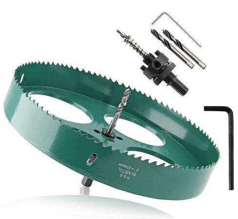 90mm/3.5" Hole Saw BI-Metal Heavy Duty Hole Cutter for Wood Cornhole Boards, Wood, Plastic, Drywall and Metal Sheet in Kuwait