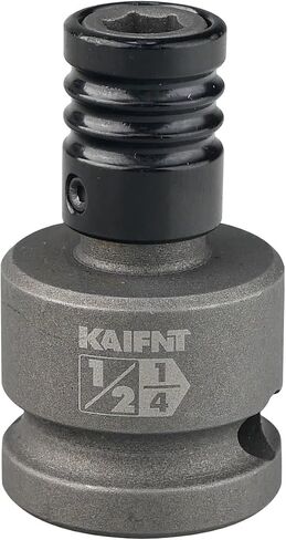 KAIFNT K352-007 محرك 1/2 بوصة إلى مقبس حامل لقم سداسي 1/4 بوصة، 1/2 بوصة DR إلى 1/4 بوصة H محول تأثير التغيير السريع in Kuwait