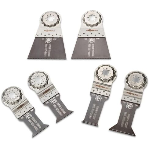Fein StarLock E-Cut ComboWood & Metal Saw Blade - Universal Saw Blade (1-1/8" & 1-3/4"), Long-Life Saw Blade (2"), 3-Pack - 35222952140 in Kuwait