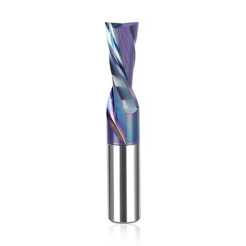 SpeTool CNC Compression Router Bit 1/2 Inch Shank with Extra Long Life Coating, Carbide Spira Up Down Router Bits for Woodworking Mortise Slot Cutting in Kuwait