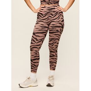 Old Navy High-Waisted StudioSmooth 7/8 Leggings - Brown Animal in Kuwait