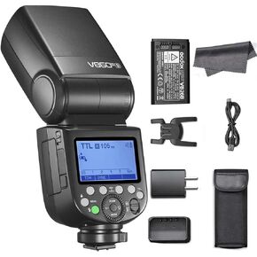 Godox V860III-S فلاش الكاميرا Speedlight متوافق مع Sony، 2.4G Wireless TTL 1/8000s HSS Speedlite، 480 لقطة طاقة كاملة بطارية ليثيوم أيون 2600 مللي أمبير في الساعة، 10 مستويات LED للنمذجة (ترقية V860II-S) in Kuwait