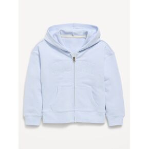 Old Navy Logo-Graphic Zip Hoodie for Girls - Contrail in Kuwait