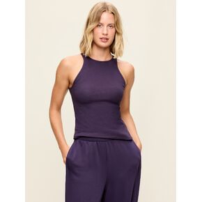 Old Navy CloudLite High-Neck Racerback Tank Top - Nebula in Kuwait