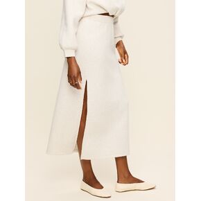 Old Navy High-Waisted Bounce Fleece Maxi Skirt - Oatmeal Heather in Kuwait