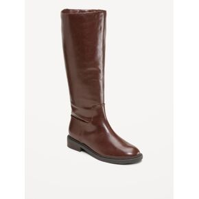 Old Navy Mid-Calf Riding Boots for Women - Dark Chocolate in Kuwait