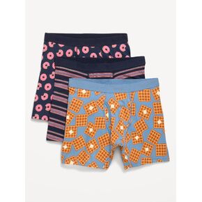 Old Navy 3-Pack Soft-Washed Boxer Briefs -- 6.25-inch inseam - Belgian Waffle in Kuwait