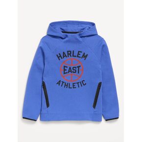 Old Navy Dynamic Fleece Graphic Pullover Hoodie for Boys - Blue in Kuwait