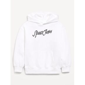 Old Navy Space Jam™ Gender-Neutral Oversized Pullover Hoodie for Kids - White Lilies in Kuwait