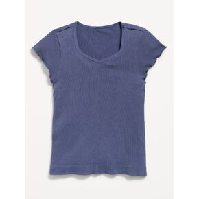 Old Navy Fitted Seamless Ribbed  Performance Top for Girls - Swept Away in Kuwait