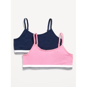 Old Navy Cami Bra 2-Pack for Girls - Pink/Dark Blue in Kuwait