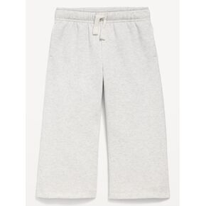 Old Navy Wide-Leg Sweatpants for Toddler Girls - Light Heather Gray in Kuwait