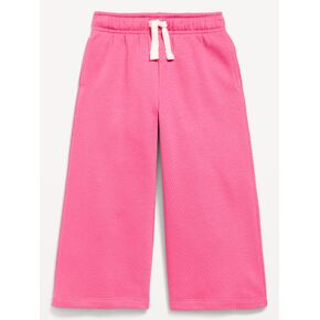 بنطال رياضي واسع الأرجل للفتيات الصغيرات من Old Navy - طلاء وردي فاتح in Kuwait