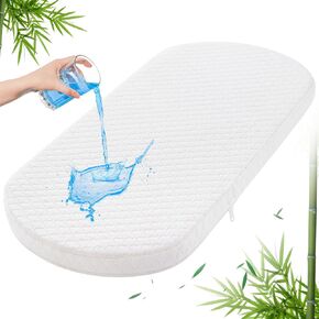 Pro Goleem Pack and Play Mattress (38’’x26’’x3.15’’), Waterproof Fitted Pack n Play Mattress Pad, Soft Playard Mattress Memory Foam Playpen Mattress Mini Crib Mattress for Babies and Toddlers in Saudi Arabia