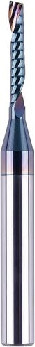 SpeTool Carbide O Flute Spiral Router Bit 1/8 Inch Cutting Diameter 1/4 Inch Shank with Coating Acrylic Non-Ferrous Metal CNC Milling Cutter in Saudi Arabia