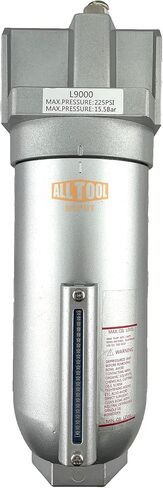 1/2" NPT HEAVY DUTY Lubricator Oiler For Compressed Air Lubricate Pneumatic Air Tools, Metal Bowl With Visible Sight Glass, 225 PSI Max in Saudi Arabia