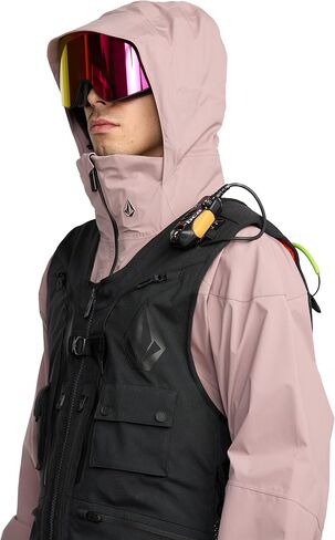 Volcom Men's Iguchi Slack Snowboard Vest – Utility Vest With Probe Sleeve, Extra Storage in Saudi Arabia