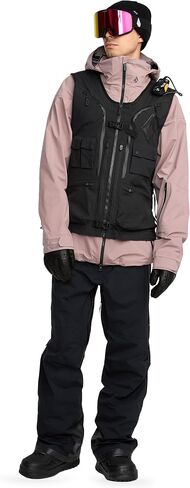 Volcom Men's Iguchi Slack Snowboard Vest – Utility Vest With Probe Sleeve, Extra Storage in Saudi Arabia