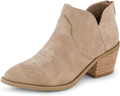 CUSHIONAIRE Rodeo Cowboy Boots for Women, Pointed Toe Ankle Bootie in Saudi Arabia