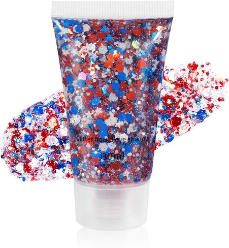Mysense Royal Blue Body Glitter، حفلات المغني جل بريق الوجه، ملحقات مهرجان الموسيقى الهذيان، مكتنزة حورية البحر بريق الترتر الوجه زينة شعر العين، بريق طلاء الوجه الأزرق ماكياج للنساء، 30 جرام in Kuwait