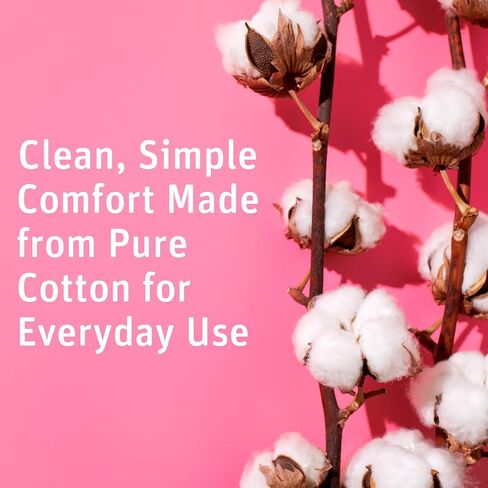 Simply Soft Premium Cotton Balls, 100% Pure Cotton, Absorbent, 200 Count (Pack of 3) in Kuwait