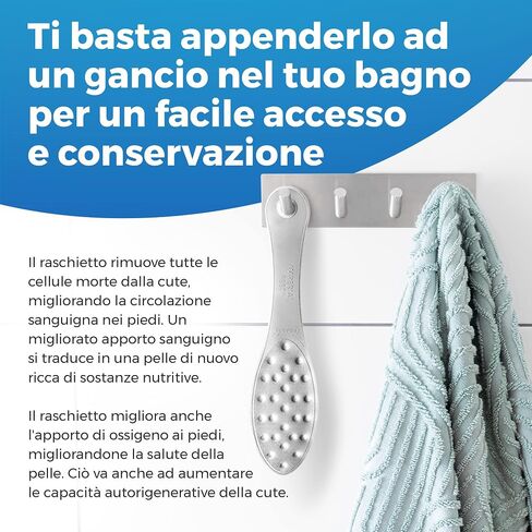 Stainless Steel Foot Scraper | Professional Double-Sided Foot File Callus Remover for Feet | Foot Rasp Scrubber for Wet Or Dry Skin | Easy to Clean Pedicure Tool, Heel Grater for Feet in Kuwait