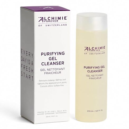 Alchimie Forever Purifying Gel Cleanser antioxidant-rich Facial Cleanser With Anti-Aging Benefits - Natural Ingredients, Perfectly Clean, Radiant, & Healthier-looking Skin 6.6oz in Kuwait