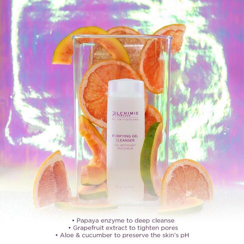 Alchimie Forever Purifying Gel Cleanser antioxidant-rich Facial Cleanser With Anti-Aging Benefits - Natural Ingredients, Perfectly Clean, Radiant, & Healthier-looking Skin 6.6oz in Kuwait